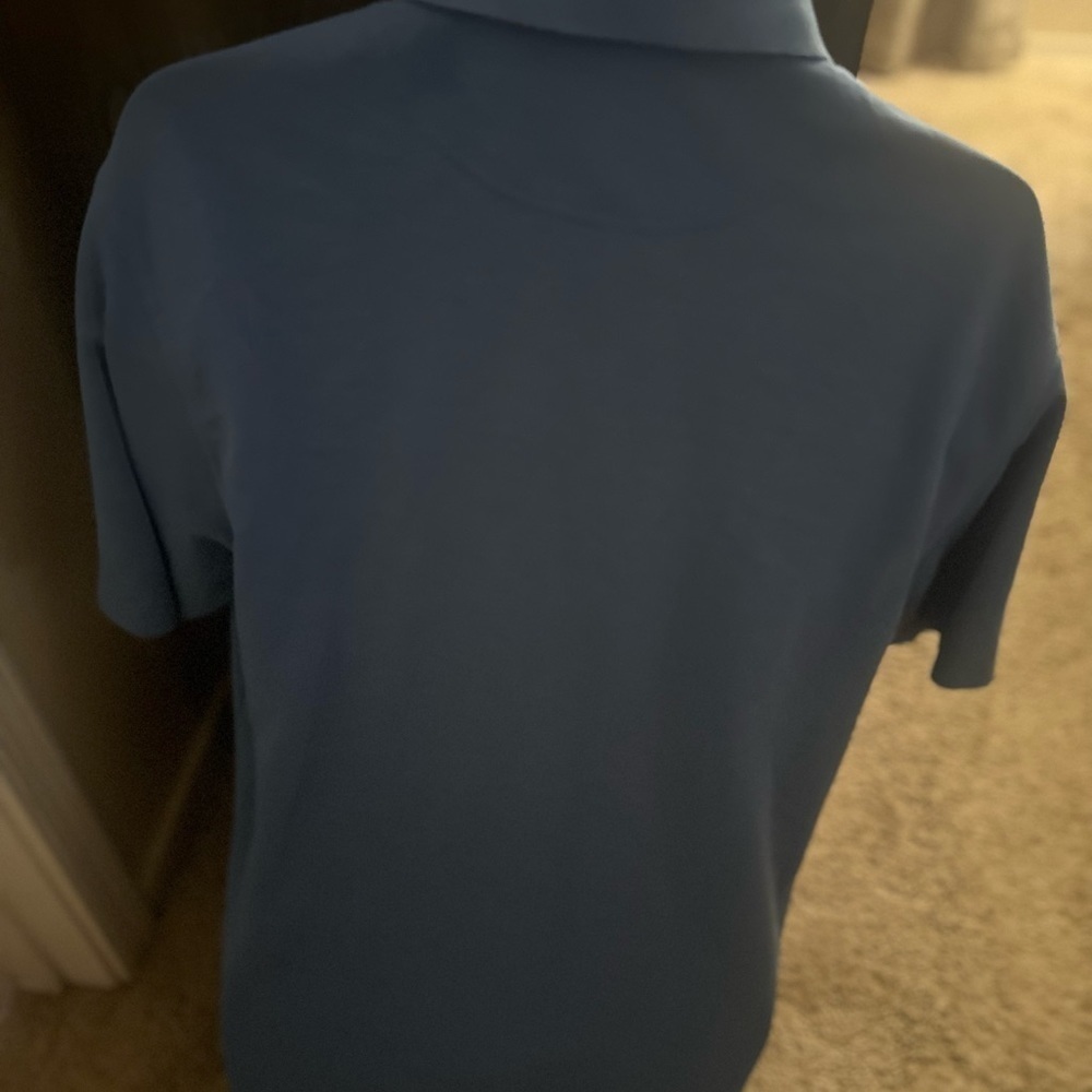 Men’s used size L large Cutter and Buck dry tech polo golf shirt Governors Town - Picture 7 of 7